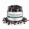 PURE KERATIN BEADS FOR HAIR EXTENSIONS, HIGH-MELTING ITALIAN FORMULA, SLAVIC PREMIUM QUALITY, NO FILLERS, ECONOMICAL USE, ALSO IDEAL FOR RE-TIPPING & BOND REPAIR (BROWN+CLEAR, 1.8 OZ/ 50G ) view 1