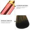 CLISPEED 2pcs Retractable Small Blush Brushes with Protective Cap, Soft Facial Makeup Tools for Women, Portable Powder Cosmetic Brushes for Travel and Daily Use view 3
