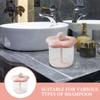 Vaguelly 2pcs Travel Foaming Shampoo Pump Bottles Portable Plastic Hand Soap Foamer Dispenser for Bathroom and Travel Use Pink view 3