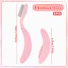 2 Pcs Eyelash Comb Foldable Eyelash Separator Tool Folding Lash Brush Eyebrow Mascara Applicator Eye lashes Cosmetic Brushes for Makeup Combing Separating Lashes Remove Mascara Clumps view 2