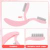 2 Pcs Eyelash Comb Foldable Eyelash Separator Tool Folding Lash Brush Eyebrow Mascara Applicator Eye lashes Cosmetic Brushes for Makeup Combing Separating Lashes Remove Mascara Clumps view 3