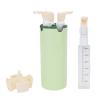 TARSHYRY 4 in 1 Travel Dispenser Bottle, 4pcs 30ml Leakproof Shampoo Conditioner Bottles with Built in Silicone Sealing, for Toiletries Travel Kit TSA Approved (Green) view 1