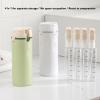 TARSHYRY 4 in 1 Travel Dispenser Bottle, 4pcs 30ml Leakproof Shampoo Conditioner Bottles with Built in Silicone Sealing, for Toiletries Travel Kit TSA Approved (Green) view 3