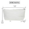 Pavilion Gift Company - Loves To Read - Zippered Pouch Books Reading Reader Makeup Toiletry Travel Bag view 2