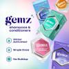 gemz Shampoo, Perfect Air Dry, Hair Care Water-Activated Single-Dose Solid, Travel-Size Shampoo, 5-count view 3