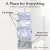 Merzon Travel All Week Kit Hanging Toiletry Bag | HNG-733 Silver view 4
