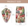 Tangopi Cactus Potted Plant Microfiber Bathrobe and Hair Towel Wrap Set for Women Quick Dry Shower Towels Wrap Absorbent Soft Bath Robe and Hair Drying Cap for Spa After Shower view 2