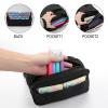Mermaid Fish Scale Sequin Travel Makeup Bag Large Capacity Toiletry Bags Funny Pen Organizer for Men Women view 4