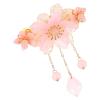 Healvian Vintage Chinese-style Hair Clip with Tassel Spring-loaded Half-up Hair Barrette for Women Traditional Hanfu Bridal Headpiece for Weddings and Parties view 1