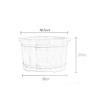 Foot Relaxing Barrel Bowl for Feet Stress Relief, Handmade Wooden Footbath Tubs view 2