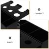 NOLITOY Razor Holder and Makeup Storage Organizer Acrylic Cosmetic Display Box Black Bathroom Desktop Shower Essential Organizer view 3