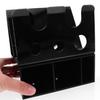NOLITOY Razor Holder and Makeup Storage Organizer Acrylic Cosmetic Display Box Black Bathroom Desktop Shower Essential Organizer view 4