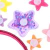 INOOMP Star Hair Headband for Women, Red Plastic Decorative Hairband for Party and Bridal Accessories, Lightweight Headpiece for Wedding and Celebration view 3