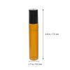 MUSISALY 20pcs 10ml Glass Perfume Roller Bottles Empty Essential Oil Containers with Stainless Steel Roller Ball for Travel and Refill view 2