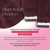 Hair Extensions 20Pcs 50g Real Human Hair Invisible Remy Hair Extensions Tape ins for Women99J-22inch view 2