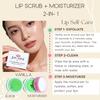 JLipShine 2 in 1 Lip Moisturizer and Lip Scrub, Exfoliating and Hydrating Formula,Smooth. Nourish. Shine. 5g x 2, 0.176 oz (Vanilla,flavor) view 4