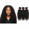 Virgin Deep Curly Human Hair Bundles 3 Pack 18 20 22 Inch Natural Black 100% Unprocessed Human Hair Weave Extensions for Women view 2