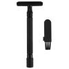 PRETYZOOM Manual Safety Razor with Brush Double Razor Shaving Tool for Men Metal Handle without Blades Reusable Beard Trimmer Suitable for Daily Shaving view 1