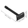 PRETYZOOM Manual Safety Razor with Brush Double Razor Shaving Tool for Men Metal Handle without Blades Reusable Beard Trimmer Suitable for Daily Shaving view 2