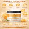 KIAEVA Vitamin C Brightening Cleansing Pads - Exfoliating Pads for Face with Vitamin C - Chemical Peel for Face at Home - Peel for Brightening Glow Boosting Skin Tone Even - 50 Count view 2