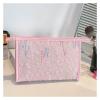 kinganrun Striped Makeup Bag Travel Toiletry Organizer Cosmetic Pouch Women Large Capacity Portable(003) view 2