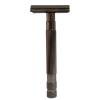 Vintage Manual Beard Clipper for Men Traditional Trimmer with 10 Blades Dark Gray Precise Facial Body Grooming Tool Travel Home view 1
