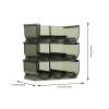 DECHOUS Lipstick Organizer 3pcs Set Desktop Makeup Holder with Multiple Compartments Cosmetic Storage Rack for Vanity and Home Use view 2