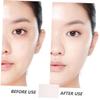 EXQUIMEUBLE Oil Blotting Paper Facial Cleaning Tissue 2 Sets 200 Sheets Natural Absorbing Sheets for Oily Skin Face Care view 3