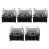 LIFKICH Dual Hole Makeup Pencil Sharpener 5pcs Portable Eyeliner Lip Liner Sharpener for Women Suitable for Travel and Home Use view 1