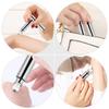 PATKAW 10 Pcs 10ml Essential Oil Roller Bottles with Steel Ball Stainless Steel Cap UV Glass Refillable Perfume Containers for Travel and Aromatherapy view 3