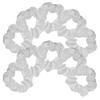 GALPADA 12pcs White Fabric Hair Scrunchies Ponytail Holder Hair Ties Elastic Decorative for Women and Everyday Use view 1