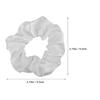 GALPADA 12pcs White Fabric Hair Scrunchies Ponytail Holder Hair Ties Elastic Decorative for Women and Everyday Use view 2