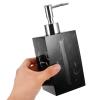 STOBAZA 500ml Black Resin Lotion Pump Bottle, Empty Shampoo Container Refillable Dispenser for Bathroom and Hotel Use with Silver Pump Head view 4