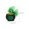 WRITWAA 6pcs St Patricks Day Shamrock Hair Clips Set, Creative Festival Hairpins, Green Leprechaun, Rainbow, Hat, Horseshoe, Pot of Gold Designs, Decorative Hair Accessories view 2