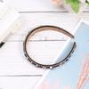 LIFKICH Rhinestone Wide Headband Hair Accessories for Women Blue Crystal Hair Hoop Stylish Headdress for Everyday Wear view 4
