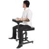 QIUTMER Salon Chair Adjustable Tattoo & Hair Chair - Hydraulic Lift 180 Swivel Backrest Hair Chair Spa Beauty Equipment for Salon Home Hair Stylist view 2