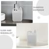 Beaupretty 3pcs 2l Milk White Pump Bottle Dispensers Refillable Plastic Liquid Storage Containers for Shampoo Conditioner Shower Gel Bathroom Use view 3