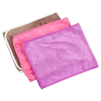 Beavorty 3 Pcs Microfiber Hair Wrap Towels Thick Absorbent Salon Hair Drying Towels for Women for Spa and Home Use Includes Pink Purple and Brown