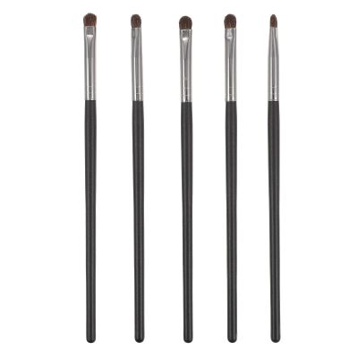 COHEALI 5pcs Makeup Brush Set for Eyeshadow and Lip Soft Horsehair Cosmetic Eye Brush Dual-use Tool for Blending and Applying for Professional and Home Use