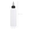 ABOOFAN 20pcs 120ml White Refillable Squeeze Bottles Pointed Mouth Applicator Bottles for Hair Dyeing and Coloring Professional Salon Use view 2
