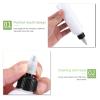ABOOFAN 20pcs 120ml White Refillable Squeeze Bottles Pointed Mouth Applicator Bottles for Hair Dyeing and Coloring Professional Salon Use view 3