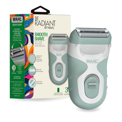 Be Radiant by Wahl Smooth Shave Cordless Electric Shaver for Women