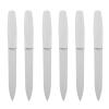 Beavorty 6pcs Stainless Steel Nail File Set Dual-Sided Manicure Files Compact Nail Trimming Tools for Professional and Personal Grooming view 1