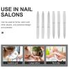 Beavorty 6pcs Stainless Steel Nail File Set Dual-Sided Manicure Files Compact Nail Trimming Tools for Professional and Personal Grooming view 3