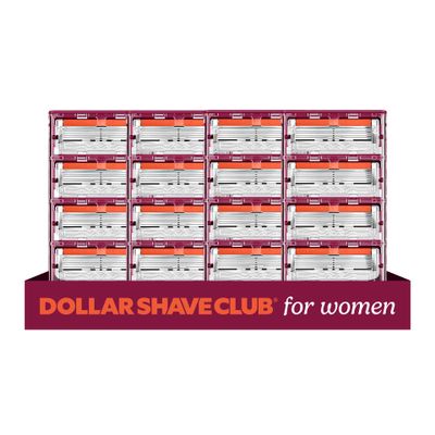 Dollar Shave Club For Women | Razor Refills (16 Pack) | 6 Stainless Steel Blades | Razors for Women, Womens Razors