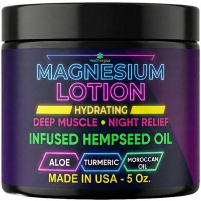 Magnesium Lotion for Sleep & Sore Muscles Restless Legs & Leg Cramps