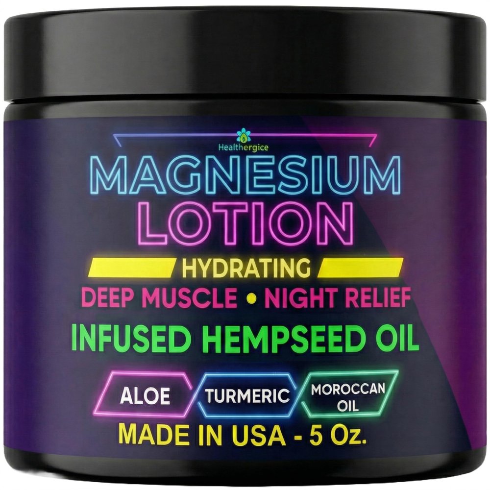 Magnesium Lotion for Sleep & Sore Muscles Restless Legs & Leg Cramps
