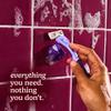 Dollar Shave Club For Women | 1 Purple Wavy Grip Handle, 4 Razor Refills, 1 Shower Hanger | Razors for Women, Womens Razors for Shaving view 3