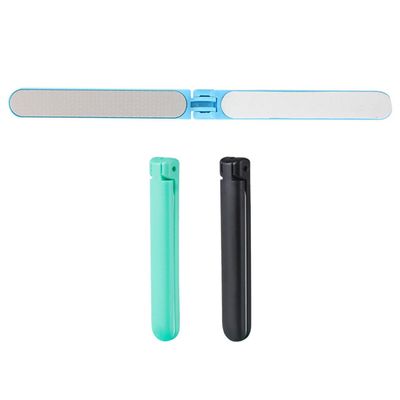 PRETYZOOM 3pcs Dual-Sided Stainless Steel Nail Files Set, Portable Folding Manicure Tools for Fingernail Shaping and Polishing, Suitable for Home and Travel Use