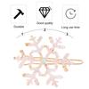 Beaupretty 6pcs Christmas Snowflake Hair Clips Barrettes Set Gold Silver Metal Hair Pins for Women Holiday Party view 3